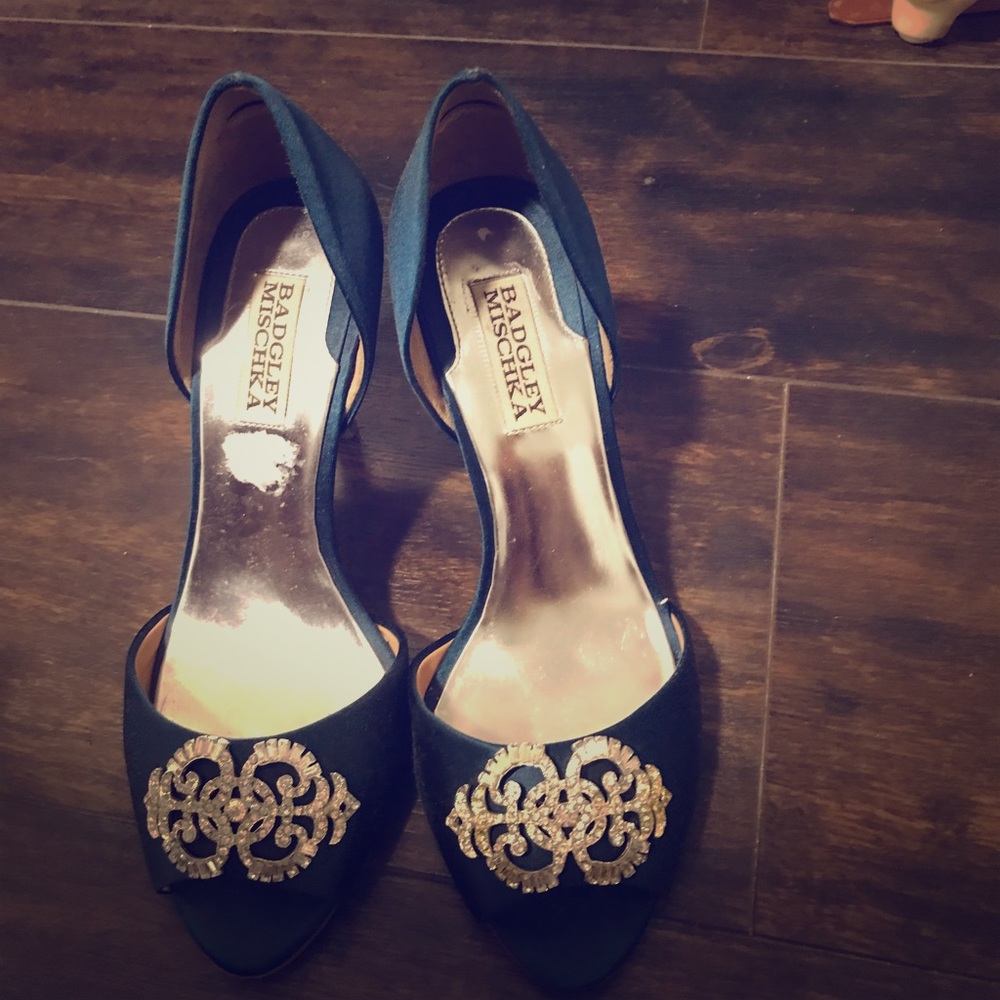 Badgley Mischka teel high heels